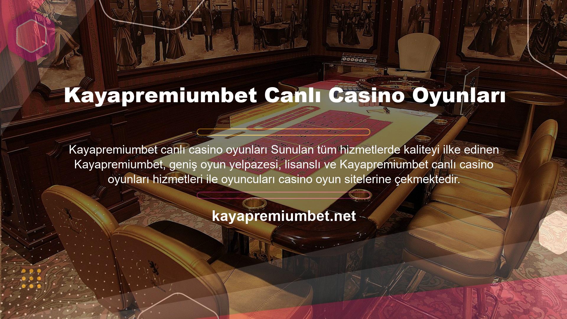 Kayapremiumbet canlı casino oyunlarını araştırırken birçok popüler oyunla karşılaştık