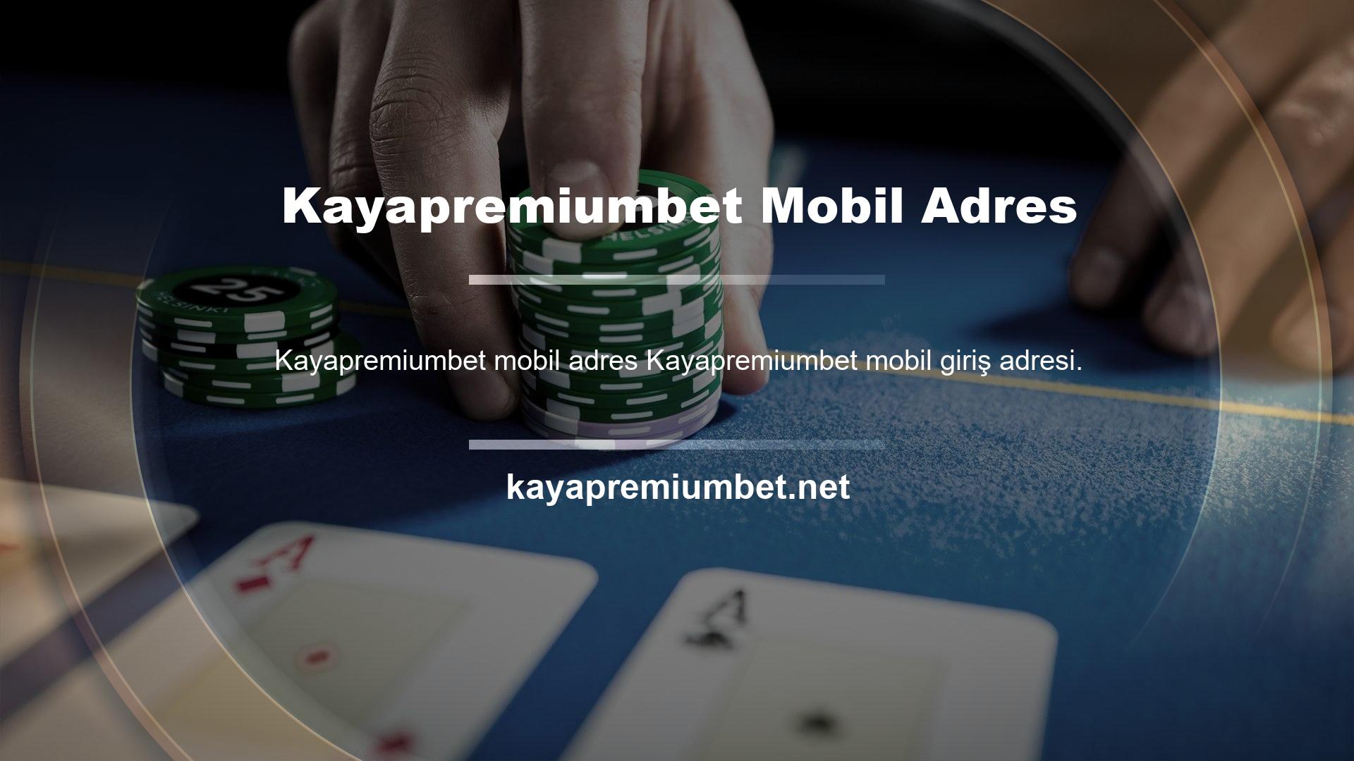 Kayapremiumbet mobil giriş adresi mobil uyumlu web siteleri sizin için hazırdır