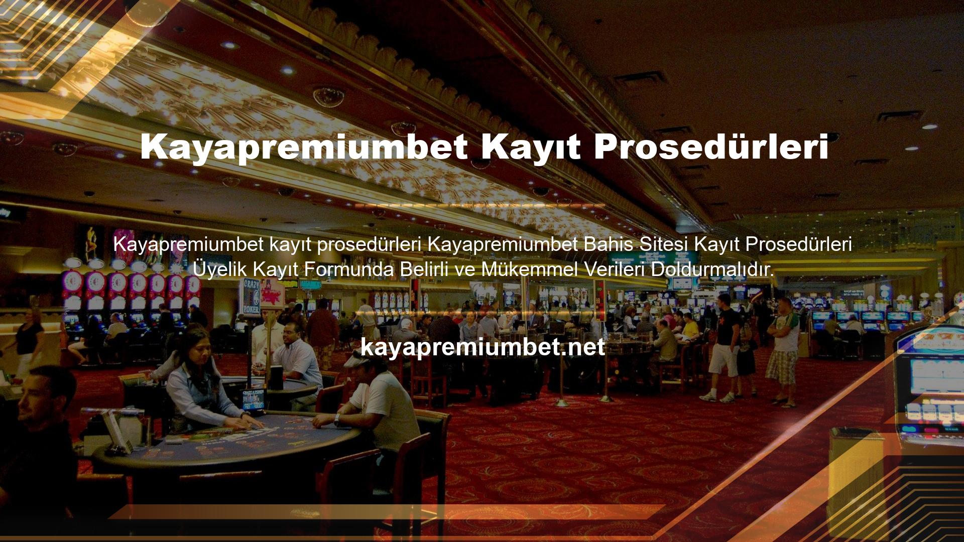 Kullanıcı arkadaşının internet arayüzüyle ilk kez internette canlı oynamanın heyecanını yaşayan bahis severlere nitelikli hizmetler yayınlayan Kayapremiumbet Live Betting sitesi, rastgele bir kayıt ücretinin üyesi olabilir